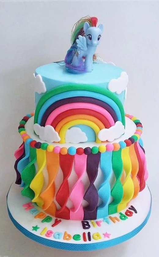 радуга из мастики своими руками и торт с радугой