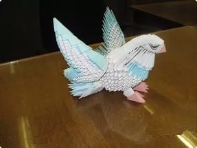 голубь модульное оригами