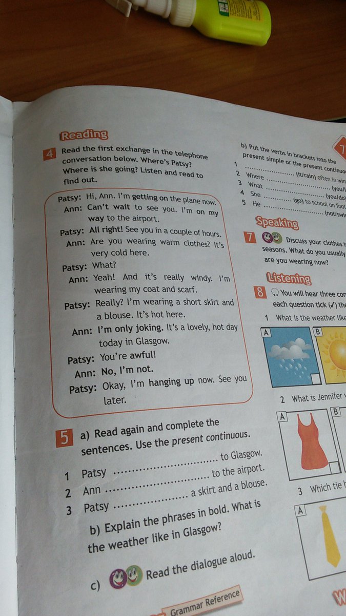 1 listen and read the dialogue. Read the first Exchange in the telephone conversation below where s Patsy where is she going перевод. Read the first Exchange in the Dialogue. Read the first Exchange where are the two boys read listen and check перевод. Аудиозапись listen and read.