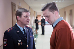 Сериал "Невский"-4 актеры: А. Саюталин (Арсеньев) и Сомов (Сергей Ионкин)