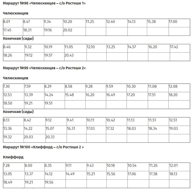 Расписание дачных автобусов Оренбург 187 маршрут.