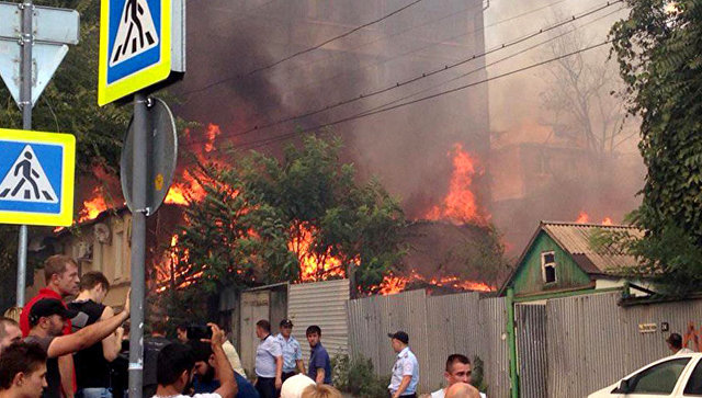 пожар в Ростове