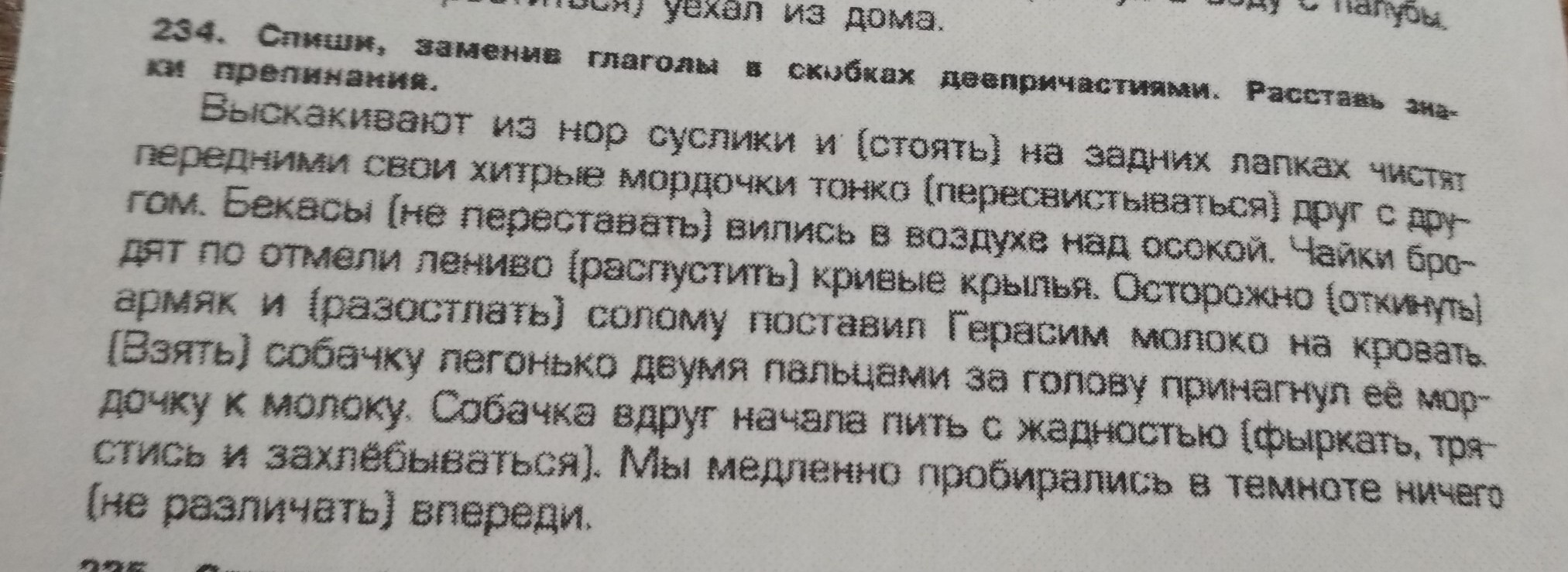 Спиши поставь слова в скобках в нужную форму образец