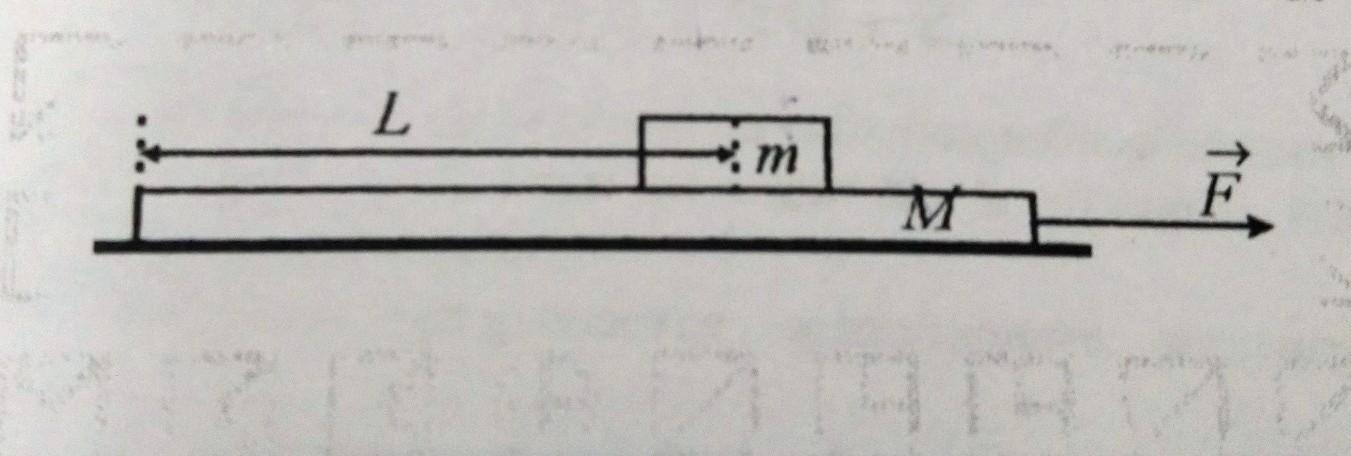 На доску массой m