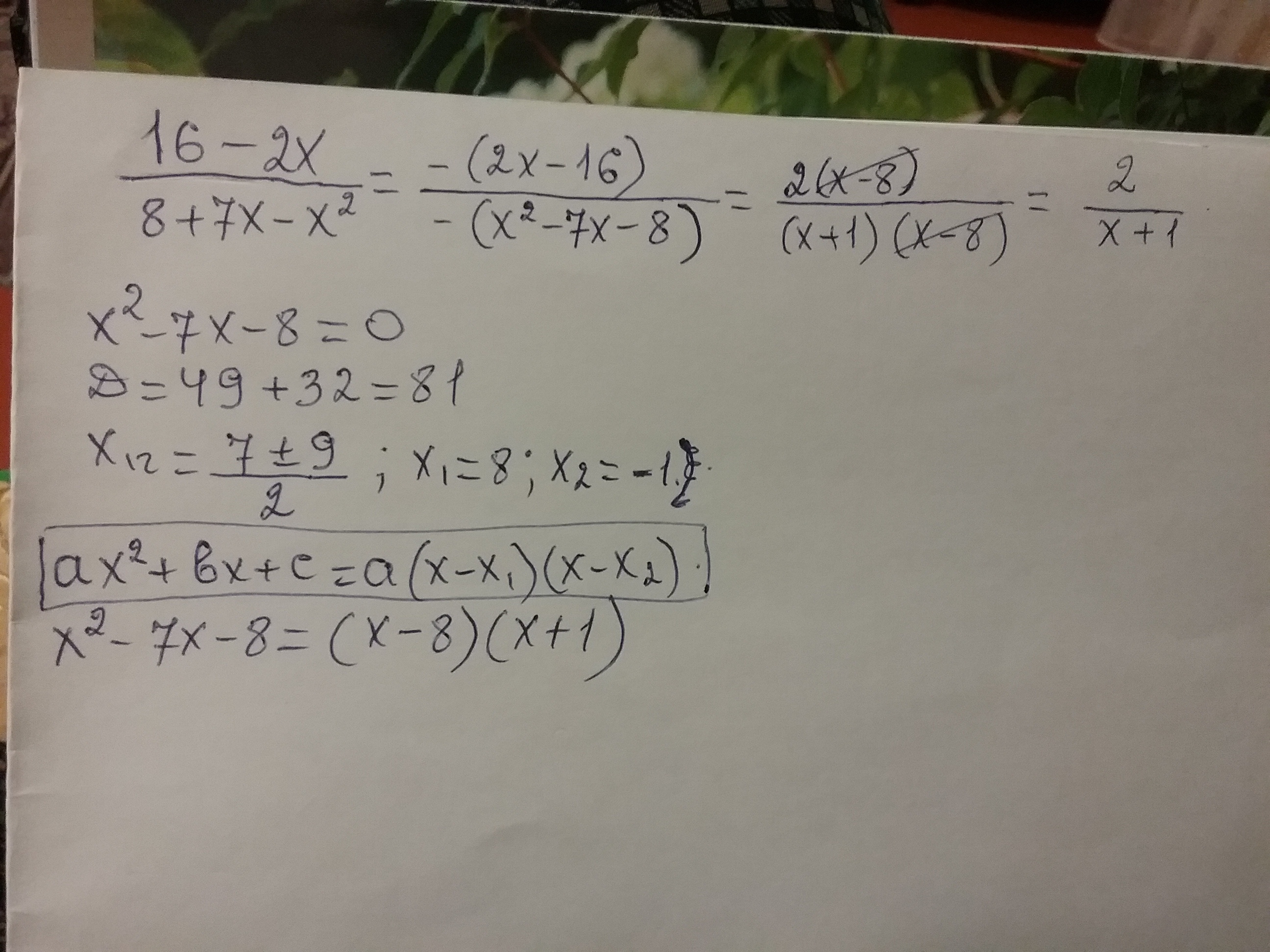 X2 8x 15 x 3. X^2+2x<2(16-x) сократи дробь. Сократи дробь (x-2)2 / x2+2x-8. Сократите дробь 16-x2/x2+8x+16. X²-8/x-2 сократить.