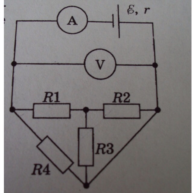 Каковы показания амперметра и вольтметра в цепи изображенной на рисунке если эдс источника 6 в