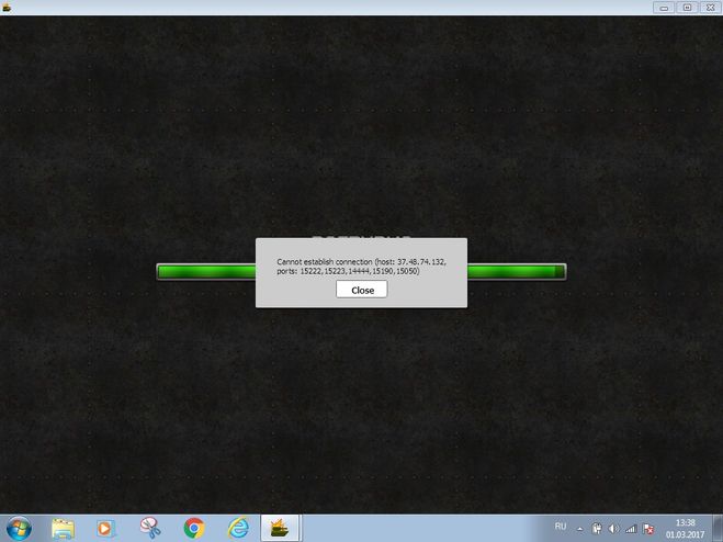 cannot establish connection в танки онлайн