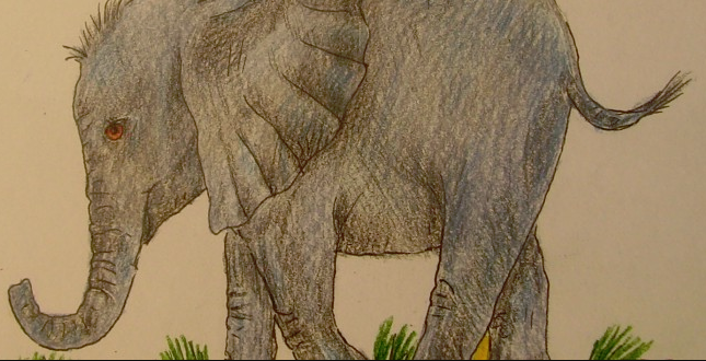 как нарисовать сказку Слоненок