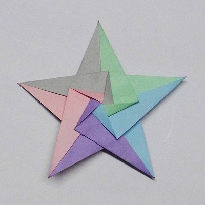 звезда оригами