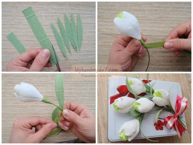 Как сделать цветы из конфет к пасхе своими руками
