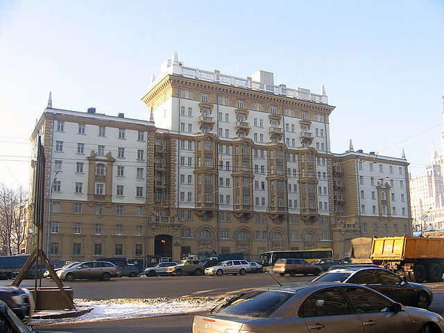 Старое здание посольства США в Москве