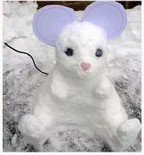 Мышь снежная
