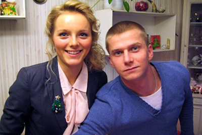 Роман Курцын с женой Анной