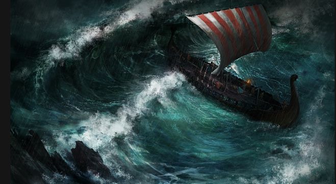 Почему свои корабли викинги поэтично называли "кони моря"?