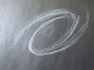 рисунок с галактикой поэтапно карандашами
