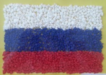 российский флаг торцевание