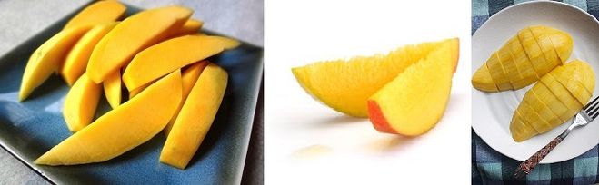 Нарезка манго дольками