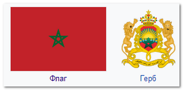 Флаг и герб Марокко