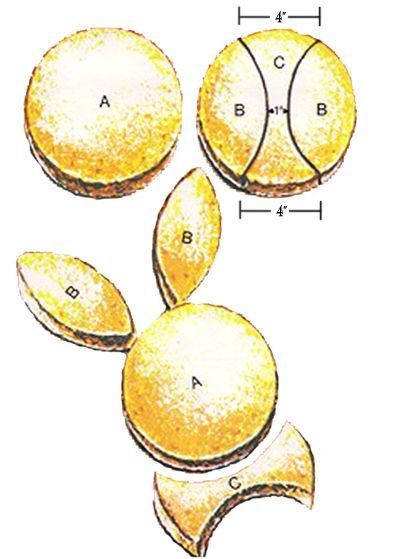 заяц для торта из коржей