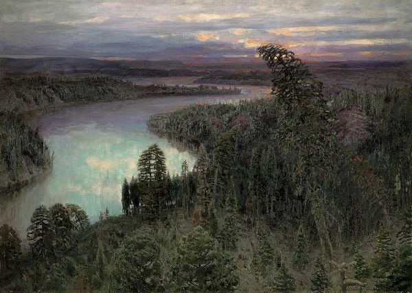 Сочинение по картине Васнецова "Северный край"