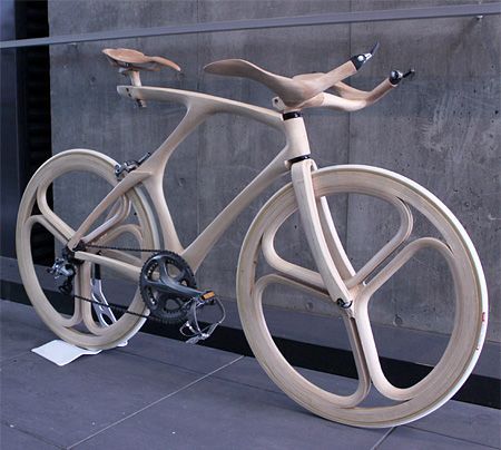 велосипед из дерева