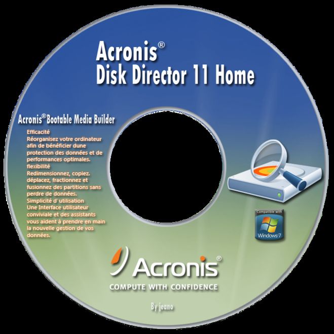 акронис диск директор