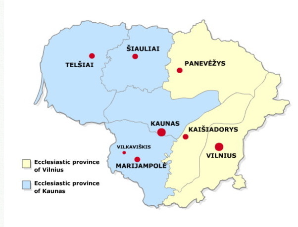 Римско-католические митрополии Литвы