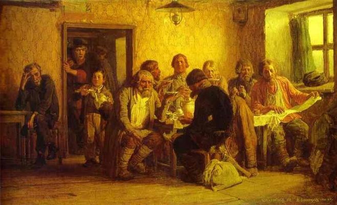 В. Васнецов "Чаепитие в трактире" (1874)