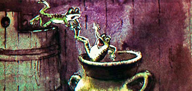 Сказка Пантелеева "Две лягушки": кто главные герои, какова главная мысль?