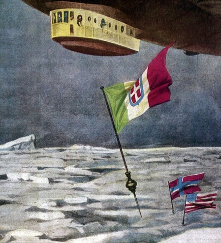 какой флаг не было сброшен 11 мая 1926 года на Сверный полюс с дирижабля Норвегия