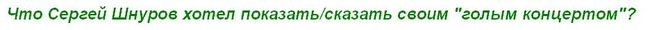 Что Сергей Шнуров хотел показать/сказать своим "голым концертом"?, факты о группе "Ленинград", эпатаж Шнурова Сергея