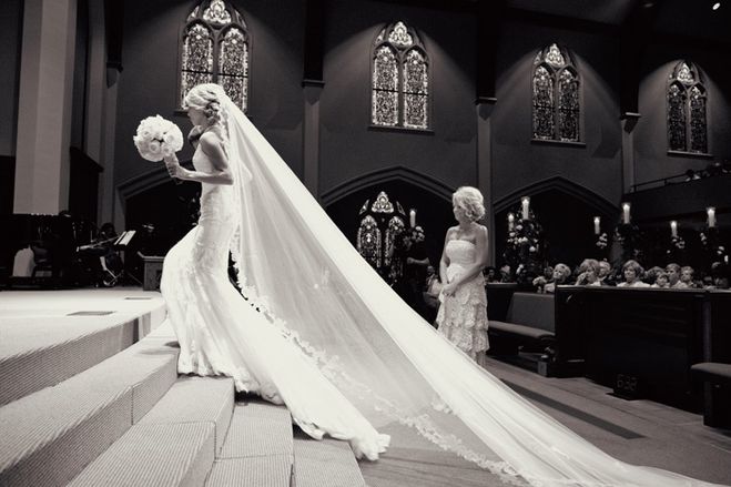 Фата невесты - символ покорности и смирения