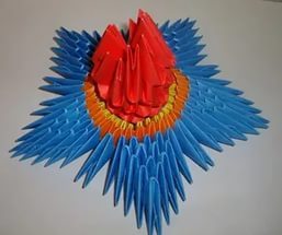 вечный огонь модульное оригами