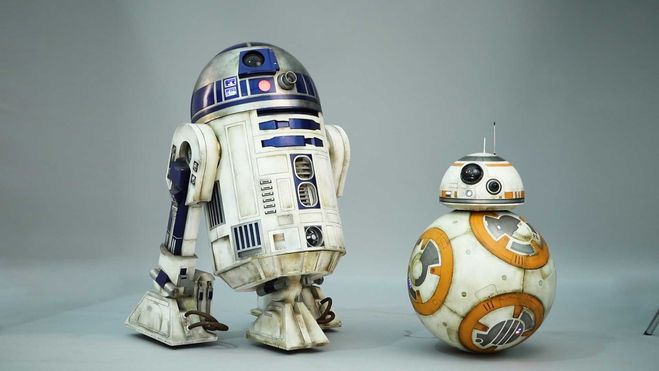 роботы R2-D2 и BB-8