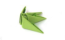 веточка елки из модулей оригами мастер-класс