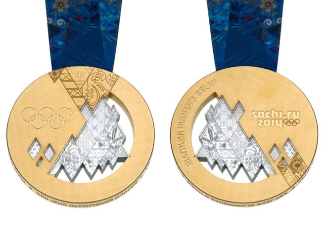 золотая медаль Олимпиады в Сочи-2014