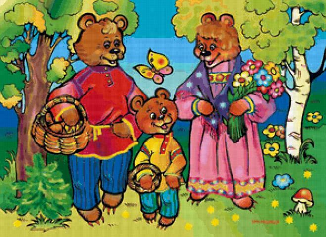 Три медведя, сказка