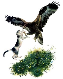 Ушинский Орел и кошка" краткое содержание
