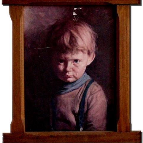 "Плачущий мальчик" тайна картины, картины Джованни Браголина