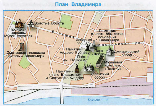 План города Владимира