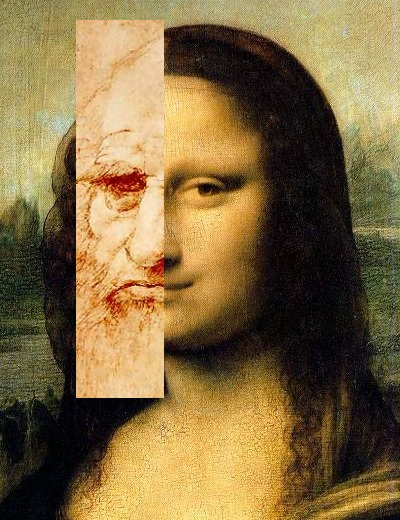 Мона Лиза, автопортрет да Винчи