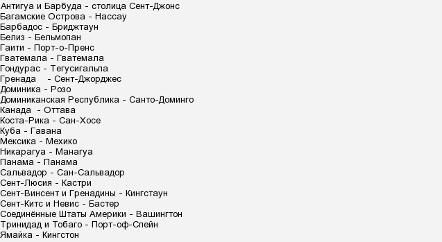 Страны северной и южной америки со столицами. Американские страны и их столицы список. Все страны Америки и их столицы список таблица. Северная Америка страны список стран. Северная Америка страны и столицы список таблица.