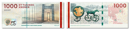 текст при наведении - банкнота в 1000 датских крон