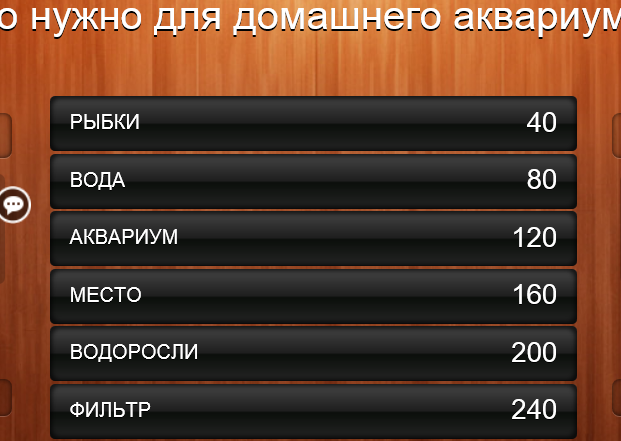 Что нужно для домашнего аквариума 100 к 1 ответ