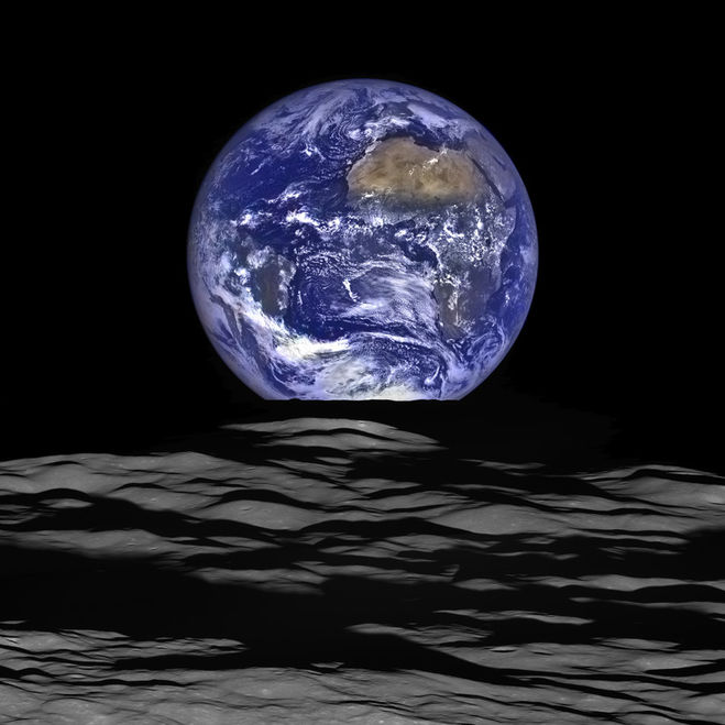 луна, земля, наса, фото