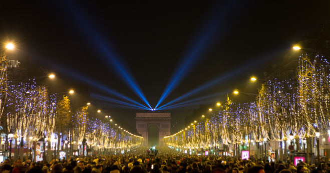 Новый год 2019 Париж, Франция