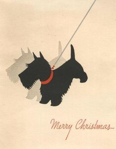 открытка с собакой на Новый год своими руками