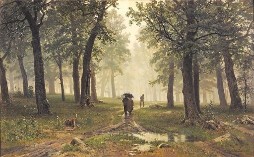 Сочинение описание картины Дождь в дубовом лесу" Шишкина