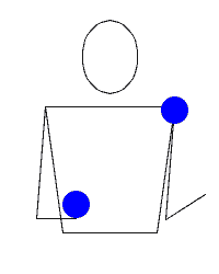 Жонглирование двумя мячиками без пауз