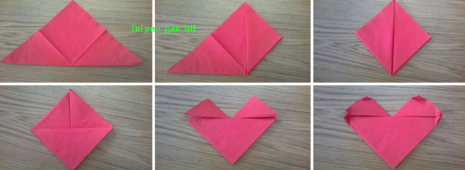 как сделать валентинку из бумаги